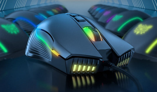 Gaming mouse seven-speed DPI adjustable RGB light