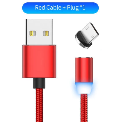 LED charging cable Compatible with Apple , YBD 1m magnetic LED charging cable