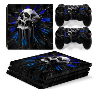 Eco Friendly Video Games Stickers For PS4 Pro game machine host Sticker Anti scraping geometric pattern sticker