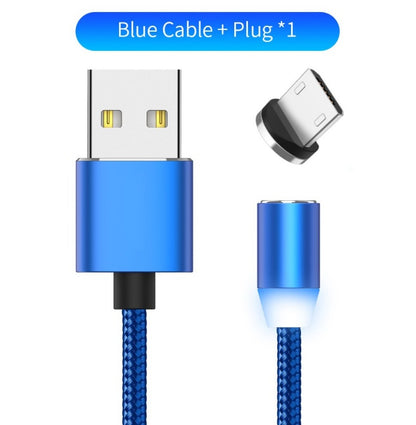 LED charging cable Compatible with Apple , YBD 1m magnetic LED charging cable