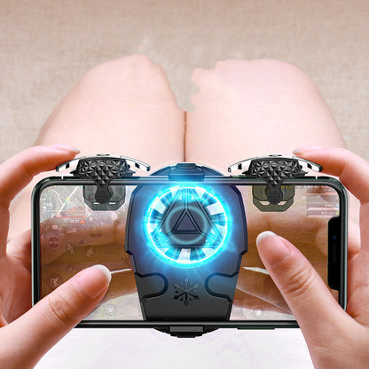 Amazing Gamepads with Multi-function game cooler stand for Apple, Huawei, Samsung phones with USB cooling fan.