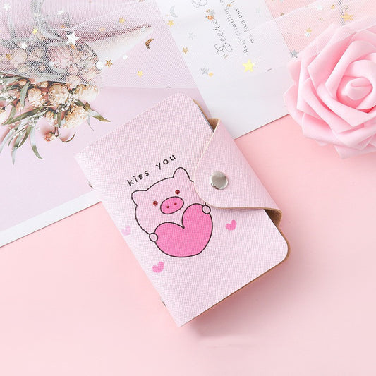 Card Bag Pink Pig Card Bag