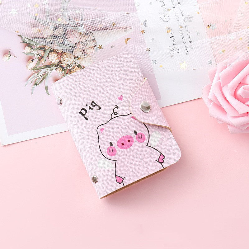 Card Bag Pink Pig Card Bag