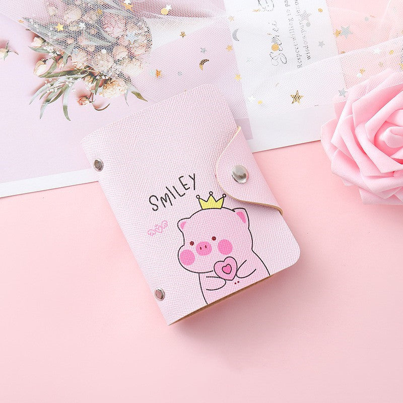 Card Bag Pink Pig Card Bag