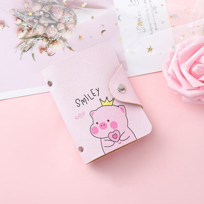 Card Bag Pink Pig Card Bag