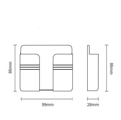 Mobile Phone Holder and Stands Charging Storage Rack Punch-free Sticky Storage Box