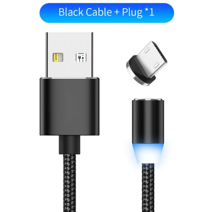 LED charging cable Compatible with Apple , YBD 1m magnetic LED charging cable