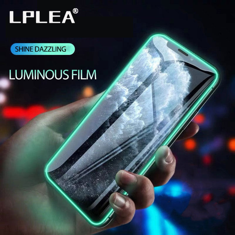 Mobile Screen Protector Glass Luminous Full Cover Tempered Glass