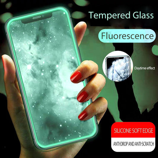 Mobile Screen Protector Glass Luminous Full Cover Tempered Glass