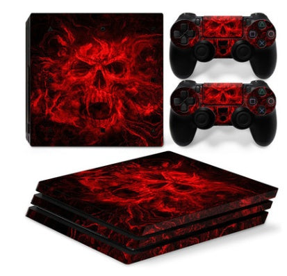 Eco Friendly Video Games Stickers For PS4 Pro game machine host Sticker Anti scraping geometric pattern sticker