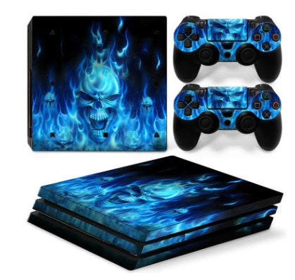 Eco Friendly Video Games Stickers For PS4 Pro game machine host Sticker Anti scraping geometric pattern sticker