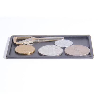 Wallet Card Holder Universal Aluminum Alloy Key Coin Tray Storage Box