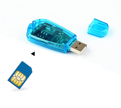 Mobile phone SIM card reader