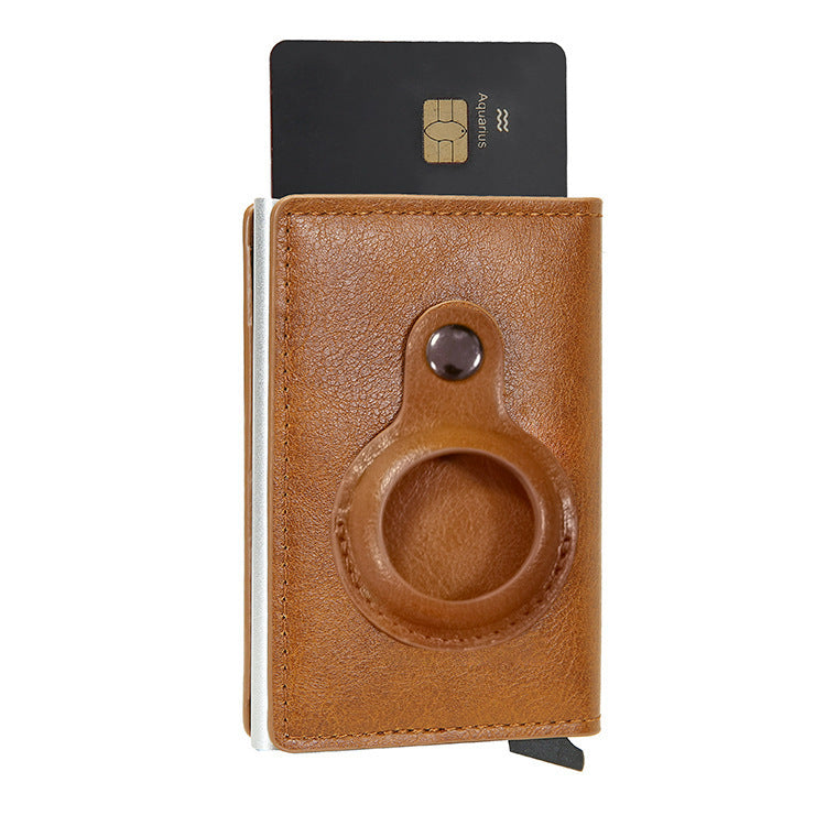 Multifunctional Wallet Card Holder Air tag Men's Short Card Holder Wallet Air Tag