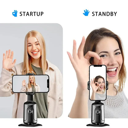 360 Auto Face Tracking Phone Holder For Smartphone Video Vlog Live Stabilizer Tripod