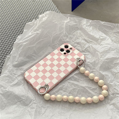 Simple  Plaid Bracelet Grid For Soft Shell Phone Cover and Case