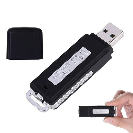 Portable USB Recorder 8GB Voice Recorder Mini Digital Voice Recording U Disk Audio Recorder With Mic Rechargeable