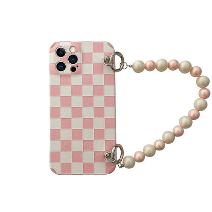 Simple  Plaid Bracelet Grid For Soft Shell Phone Cover and Case