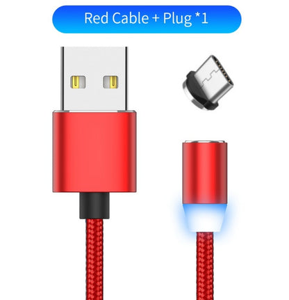 LED charging cable Compatible with Apple , YBD 1m magnetic LED charging cable