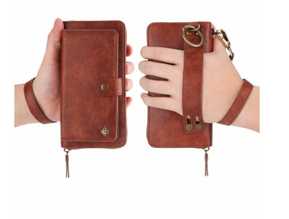 New Multi-function Mobile Phone Case Phone Shell Zipper Wallet Set Car Function Phone Case