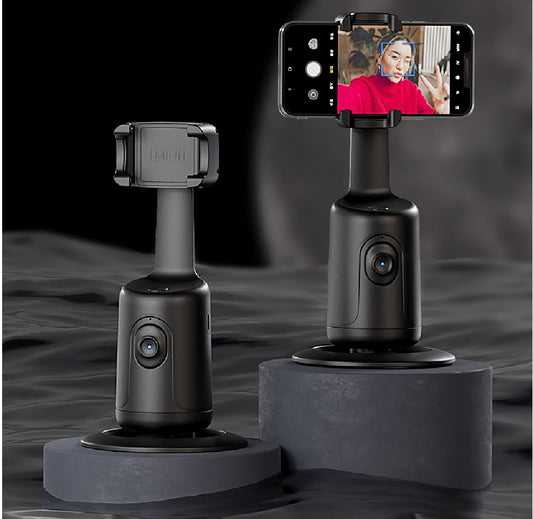 360 Auto Face Tracking Phone Holder For Smartphone Video Vlog Live Stabilizer Tripod