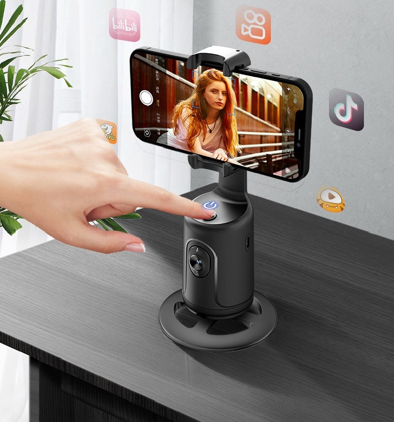 360 Auto Face Tracking Phone Holder For Smartphone Video Vlog Live Stabilizer Tripod