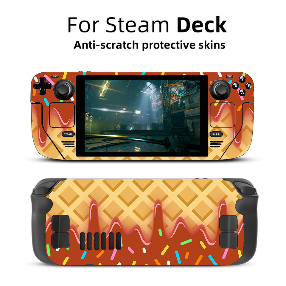 Game Console Skin Sticker For Steam Cartoon Scratch Protection Game Console Skin Sticker