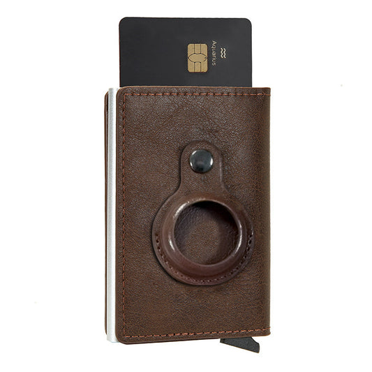 Multifunctional Wallet Card Holder Air tag Men's Short Card Holder Wallet Air Tag