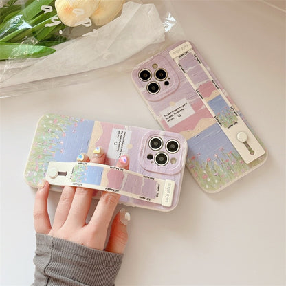 Landscape Oil Painting Wristband Bracket  Phone Case and Phone Cover