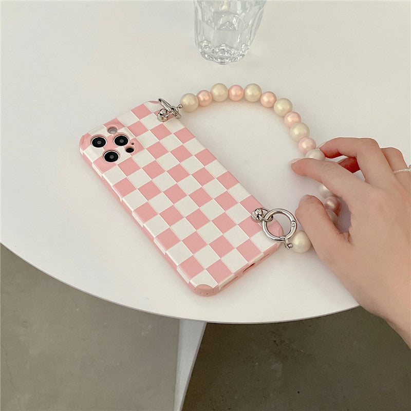 Simple  Plaid Bracelet Grid For Soft Shell Phone Cover and Case